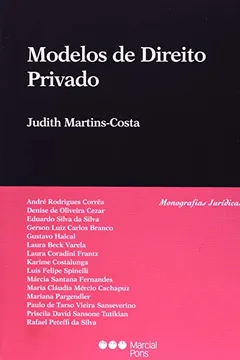 Livro Modelos De Direito Privado - Resumo, Resenha, PDF, etc.
