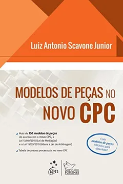 Livro Modelos de Peças no Novo CPC - Resumo, Resenha, PDF, etc.