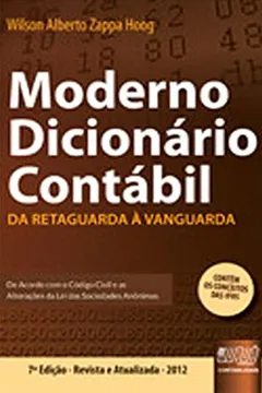 Livro Moderno Dicionario Contabil Da Retaguarda A Vanguarda - Resumo, Resenha, PDF, etc.