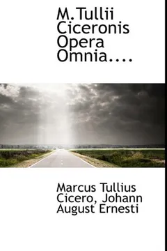 Capa do livro M.Tullii Ciceronis Opera Omnia....
