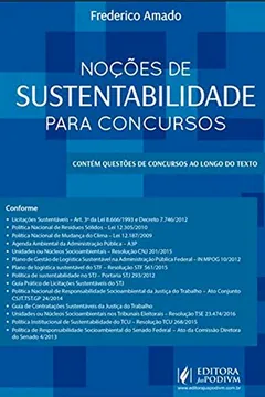 Livro Noções de Sustentabilidade Para Concursos - Resumo, Resenha, PDF, etc.