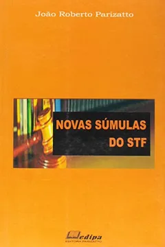 Livro Novas Sumulas Do Stf - Resumo, Resenha, PDF, etc.