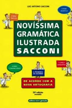Livro Novíssima Gramática Ilustrada Sacconi - Resumo, Resenha, PDF, etc.