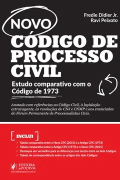 Capa do livro Novo Código de Processo Civil de 2015
