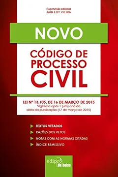 Livro Novo Código de Processo Civil - Resumo, Resenha, PDF, etc.