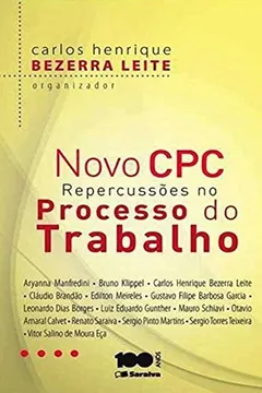 Livro Novo CPC. Repercussões no Processo do Trabalho - Resumo, Resenha, PDF, etc.