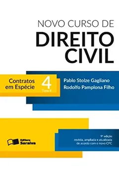 Livro Novo Curso De Direito Civil - Contratos Em Especie - Vol. 4 Tomo Ii - 8ª Ed. 2015 - Resumo, Resenha, PDF, etc.