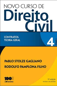 Livro Novo Curso de Direito Civil. Contratos. Teoria Geral - Tomo 1. Volume 4 - Resumo, Resenha, PDF, etc.