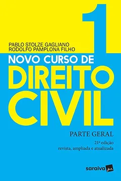Livro Novo curso de direito civil : Parte geral - 21ª edição de 2019 - Resumo, Resenha, PDF, etc.
