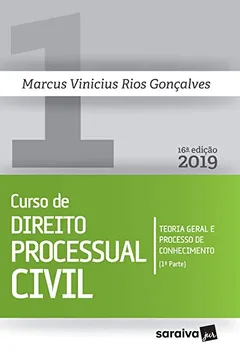 Livro Novo curso de direito processual civil - 16ª edição de 2019: Teoria Geral e Processo de Conhecimento - Resumo, Resenha, PDF, etc.
