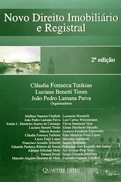 Capa do livro Novo Direito Imobiliario E Registral