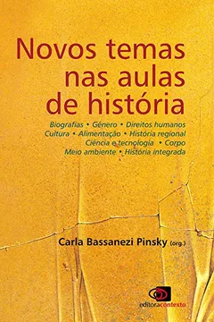 Livro Novos Temas nas Aulas de História - Resumo, Resenha, PDF, etc.