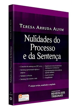 Livro Nulidades do Processo e da Sentença - Resumo, Resenha, PDF, etc.