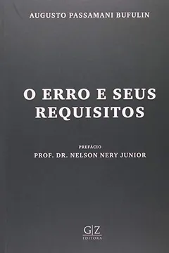 Capa do livro O Erro E Seus Requisitos
