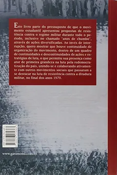Livro O Movimento Estudantil na Resistência à Ditadura Militar. 1969-1979 - Resumo, Resenha, PDF, etc.