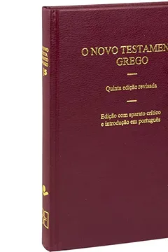 Livro O Novo Testamento Grego - Resumo, Resenha, PDF, etc.
