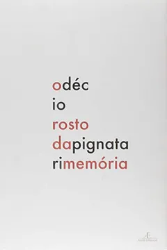 Capa do livro O Rosto da Memória