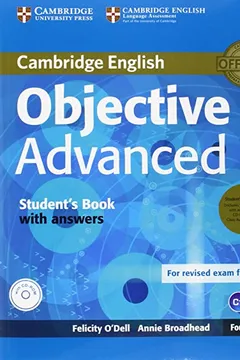 Capa do livro Objective Advanced Student's Book Pack (Student's Book with Answers and Class Audio CDs (2)) [With CDROM]