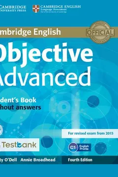 Capa do livro Objective Advanced Student's Book Without Answers with Testbank [With CDROM]