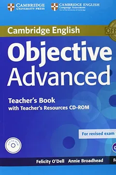 Capa do livro Objective Advanced Teacher's Book with Teacher's Resources CD-ROM