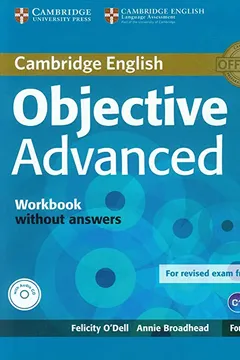 Capa do livro Objective Advanced Workbook Without Answers with Audio CD