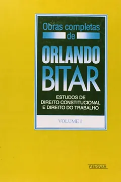 Livro Obras Completas de Orlando Bitar - 2 Volumes - Resumo, Resenha, PDF, etc.