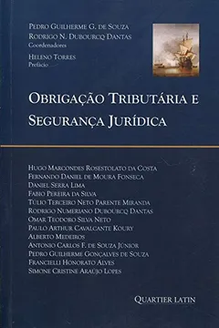 Livro Obrigação Tributária e Segurança Jurídica - Resumo, Resenha, PDF, etc.