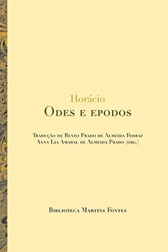 Capa do livro Odes e Epodos - Volume 1