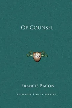 Livro Of Counsel - Resumo, Resenha, PDF, etc.