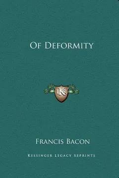 Livro Of Deformity - Resumo, Resenha, PDF, etc.
