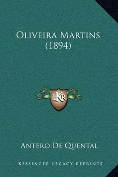 Livro Oliveira Martins (1894) - Resumo, Resenha, PDF, etc.