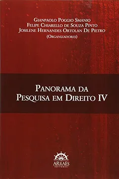 Capa do livro Panorama da Pesquisa em Direito IV