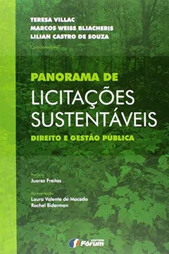 Livro Panorama de Licitações Sustentáveis. Direito e Gestão Pública - Resumo, Resenha, PDF, etc.