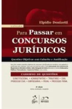 Livro Para Passar Em Concursos Jurídicos - Resumo, Resenha, PDF, etc.