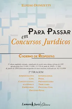 Livro Para Passar Em Concursos Juridicos - Questoes Objetivas Com Gabarito E - Resumo, Resenha, PDF, etc.