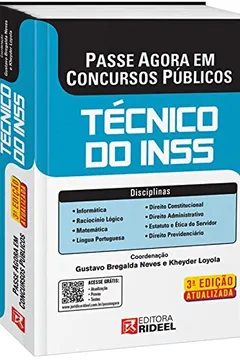 Livro Passe Agora em Concursos Públicos. Técnico do INSS - Resumo, Resenha, PDF, etc.