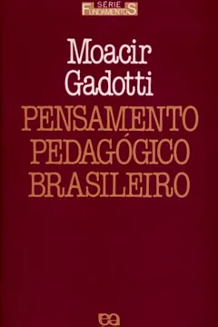 Capa do livro Pensamento Pedagógico Brasileiro - Volume 8