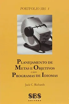 Capa do livro Planejamento De Metas E Objetivos Em Programas
