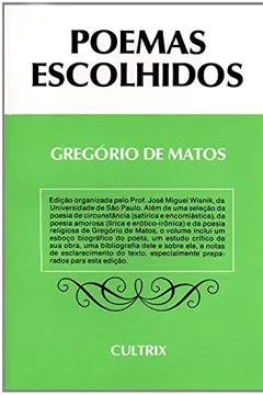 Livro Poemas Escolhidos - Resumo, Resenha, PDF, etc.