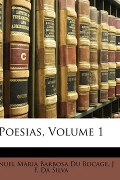Capa do livro Poesias, Volume 1