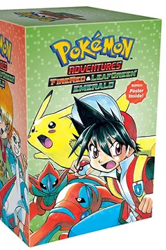 Livro Pokemon Adventures Fire Red & Leaf Green / Emerald Box Set: Includes Volumes 23-29 - Resumo, Resenha, PDF, etc.