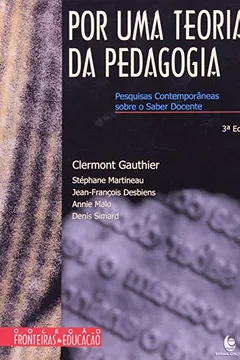 Livro Por Uma Teoria Da Pedagogia - Resumo, Resenha, PDF, etc.