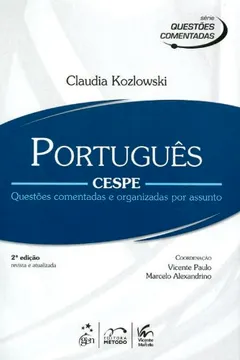 Livro Português CESPE - Série Questões Comentadas e Organizadas por Assunto - Resumo, Resenha, PDF, etc.
