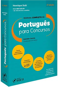 Livro Português Para Concursos. Manual Completo - Resumo, Resenha, PDF, etc.