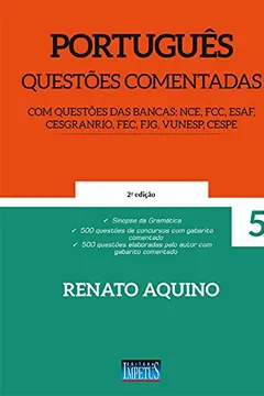 Livro Português. Questões Comentadas - Resumo, Resenha, PDF, etc.