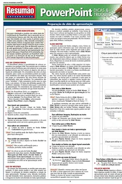 Livro Powerpoint. Dicas & Truques - Resumo, Resenha, PDF, etc.