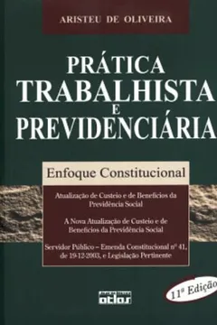Livro Prática Trabalhista E Previdenciária 1 - Resumo, Resenha, PDF, etc.