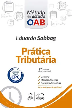 Livro Prática Tributária - Série Método de Estudo OAB - Resumo, Resenha, PDF, etc.