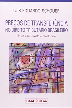 Capa do livro Preços de Transferência no Direito Tributário Brasileiro