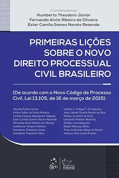 Livro Primeiras Lições Sobre o Novo Direito Processual Civil Brasileiro - Resumo, Resenha, PDF, etc.